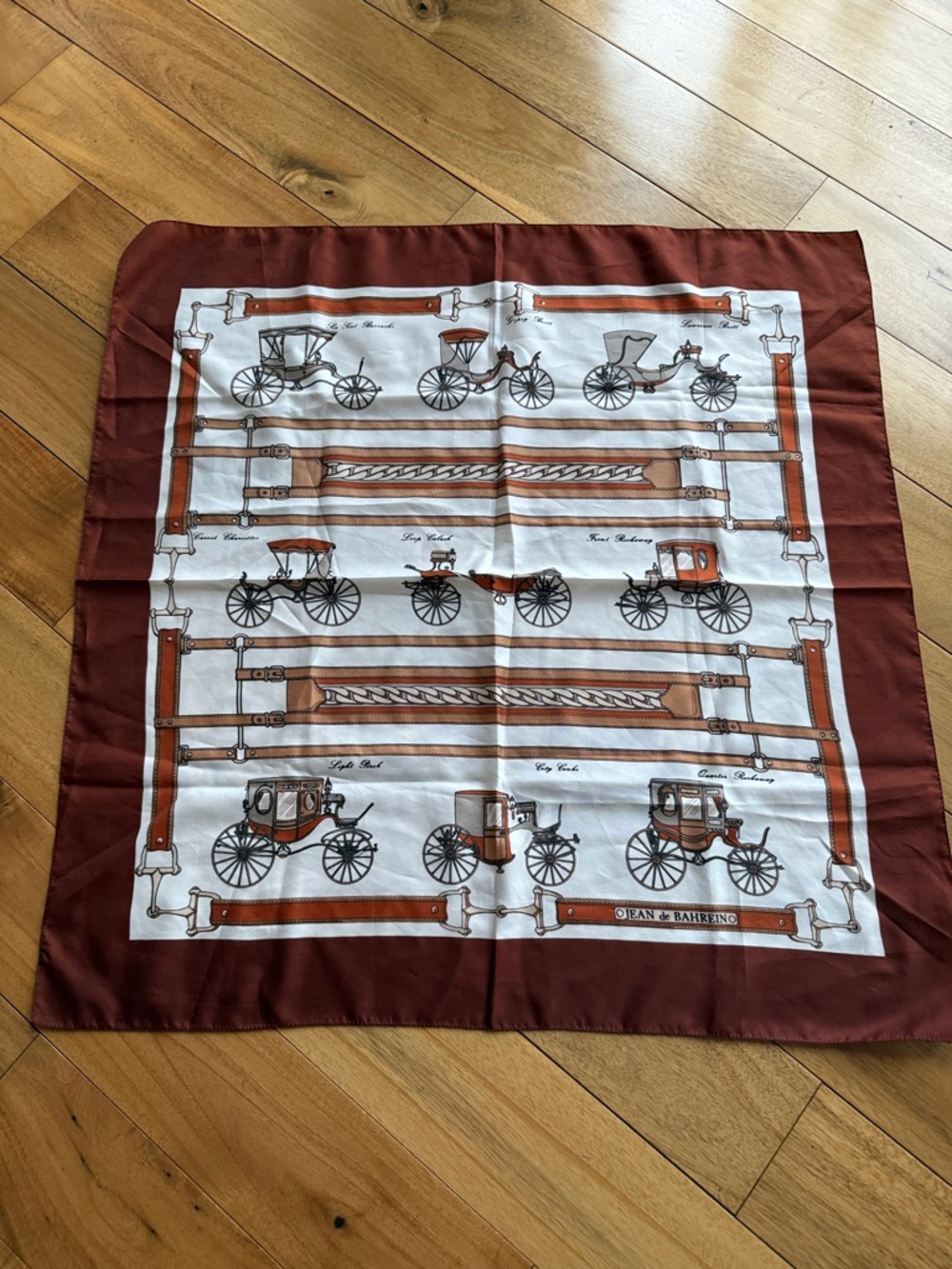 Vintage Jean de Bahrein scarf